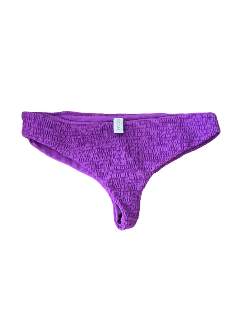 Indah Purple Smocked Small Bottoms S